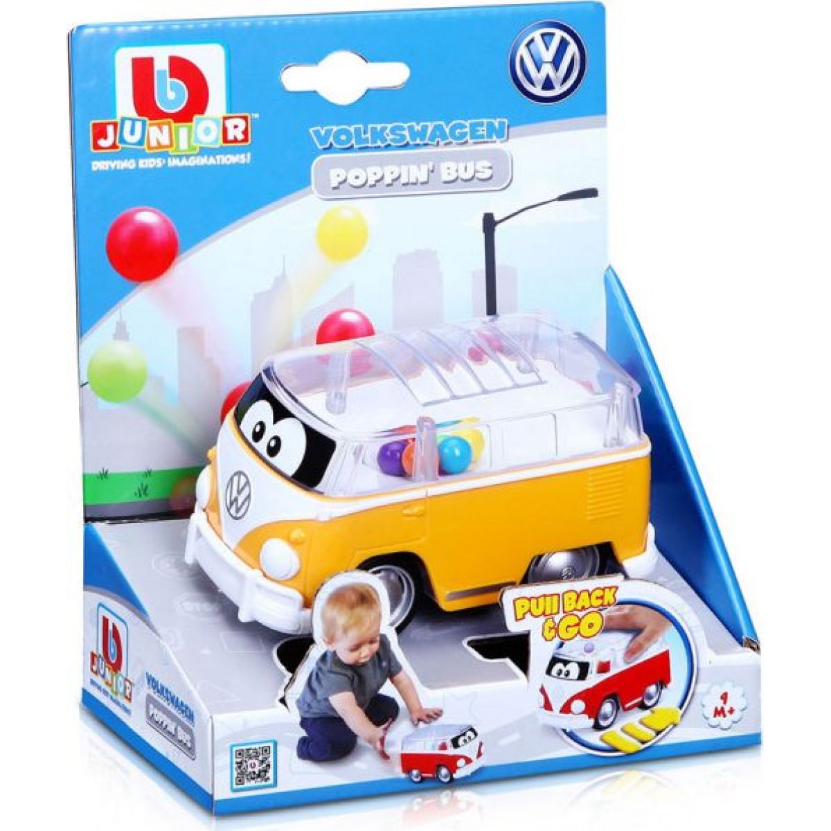 Volkswagen autobus žlutý