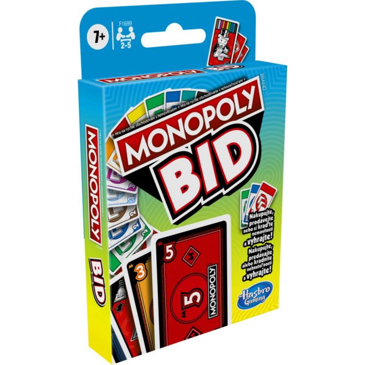 Hasbro Monopoly Bid Karetní Hra