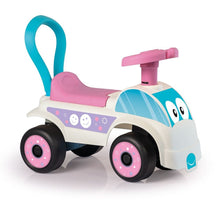 Dolu Odrážedlo auto, bílo-růžová