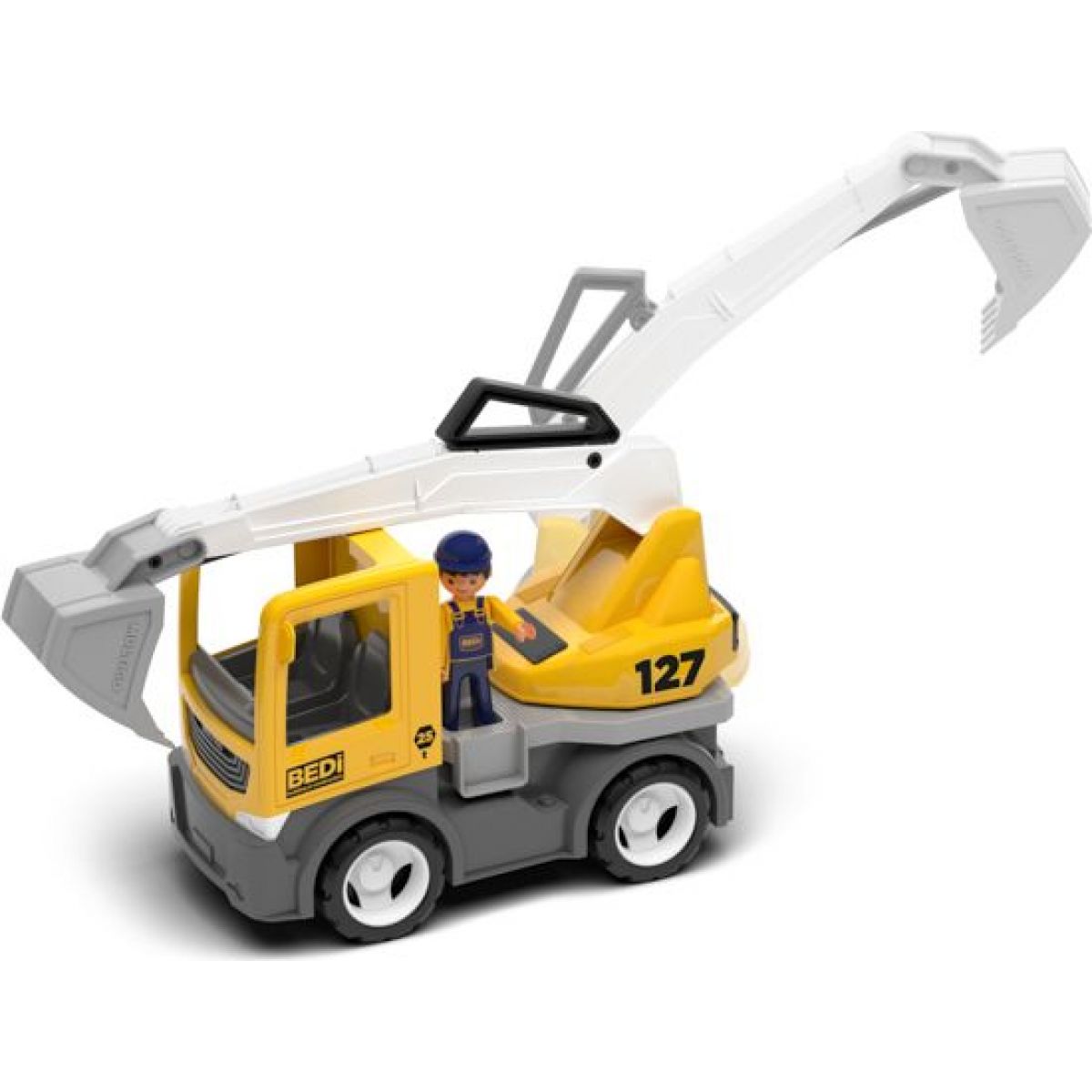 Igráček Multigo Build bagr s řidičem