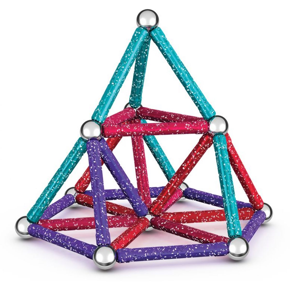 Geomag Glitter Recycled 60 dílků