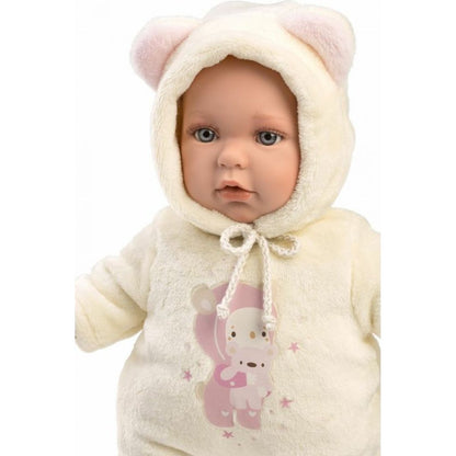 Llorens 14208 Baby Julia realistická panenka miminko s měkkým látkovým tělem 42 cm