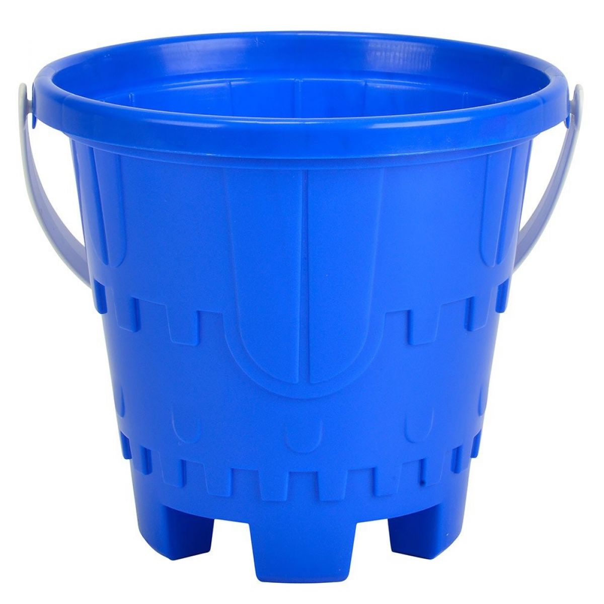 Kyblík na nožkách 16 cm modrý