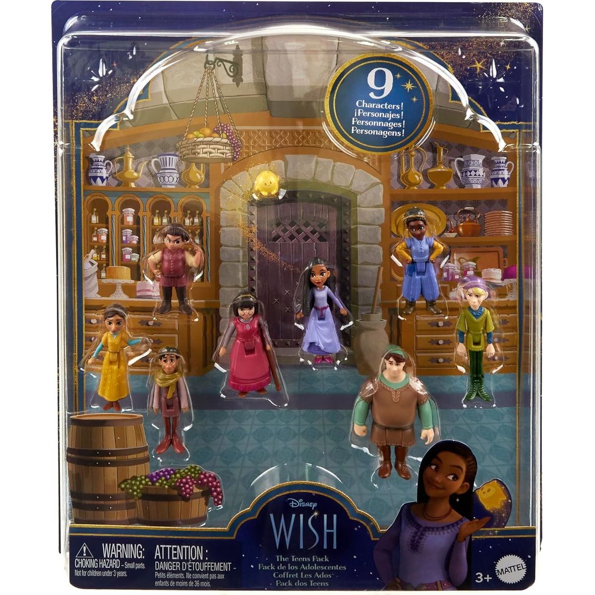 Mattel Disney Přání Sada 8 ks mini panenek