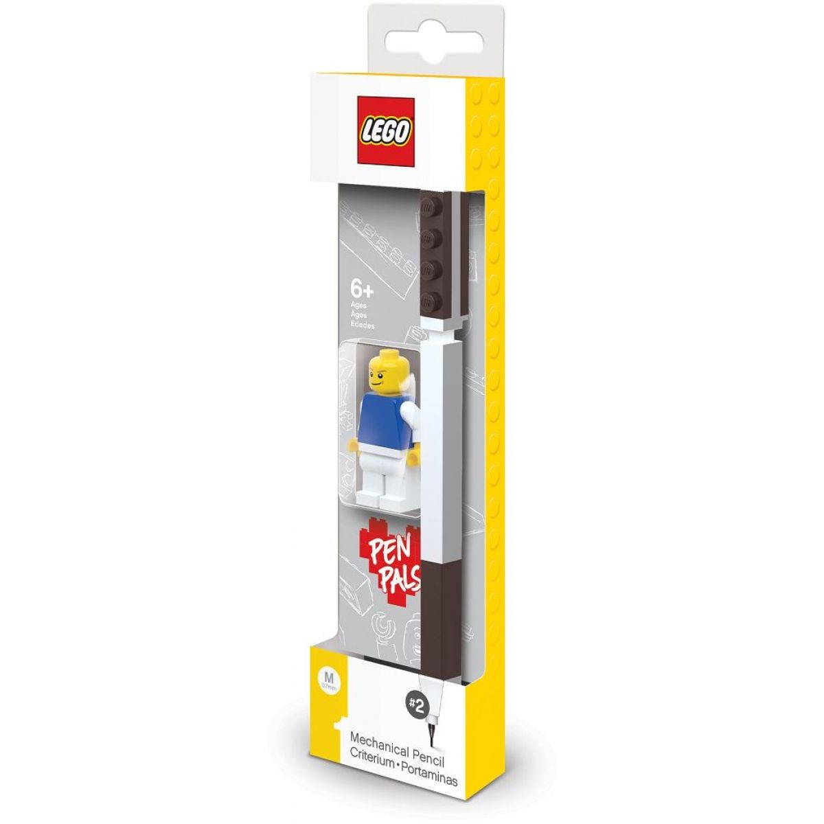 LEGO® Mechanická tužka s minifigurkou černá