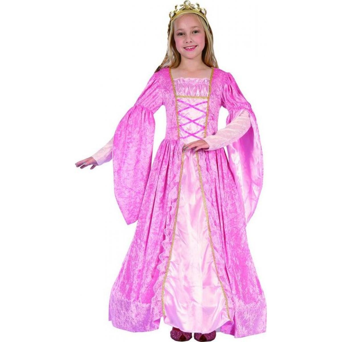 Made Dětský kostým Princezna růžové šaty 130 - 140 cm