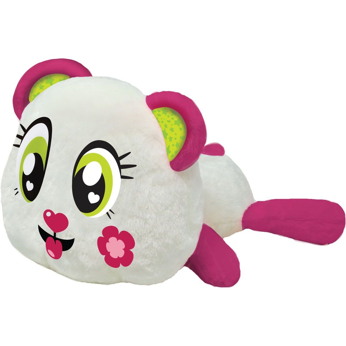 Alltoys Zvířátko Lumiluvs plyšový polštářek Panda 28 cm