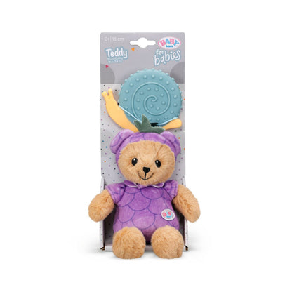 BABY born for babies Medvídek Teddy borůvka 18 cm