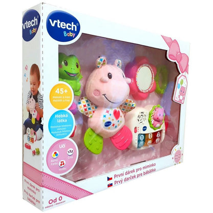 Vtech První dárek pro miminko růžový  CZ