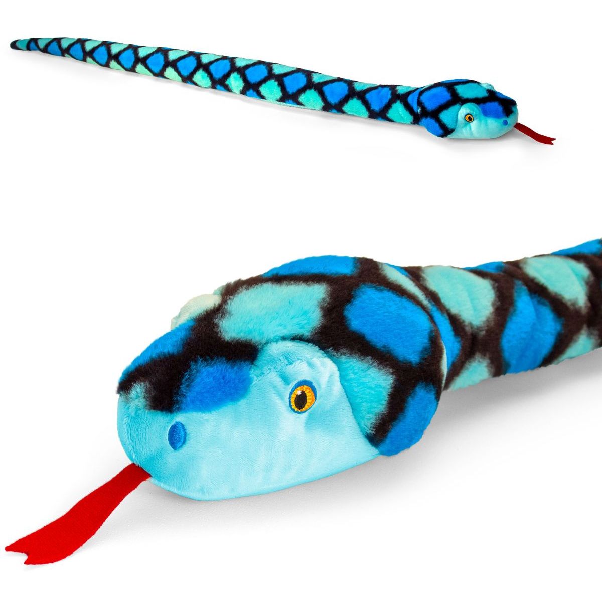 KEEL TOYS Keeleco Had 100 cm modrý