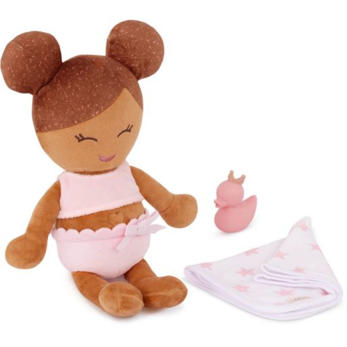LullaBaby Panenka plyšová do vany Light Brown Hair
