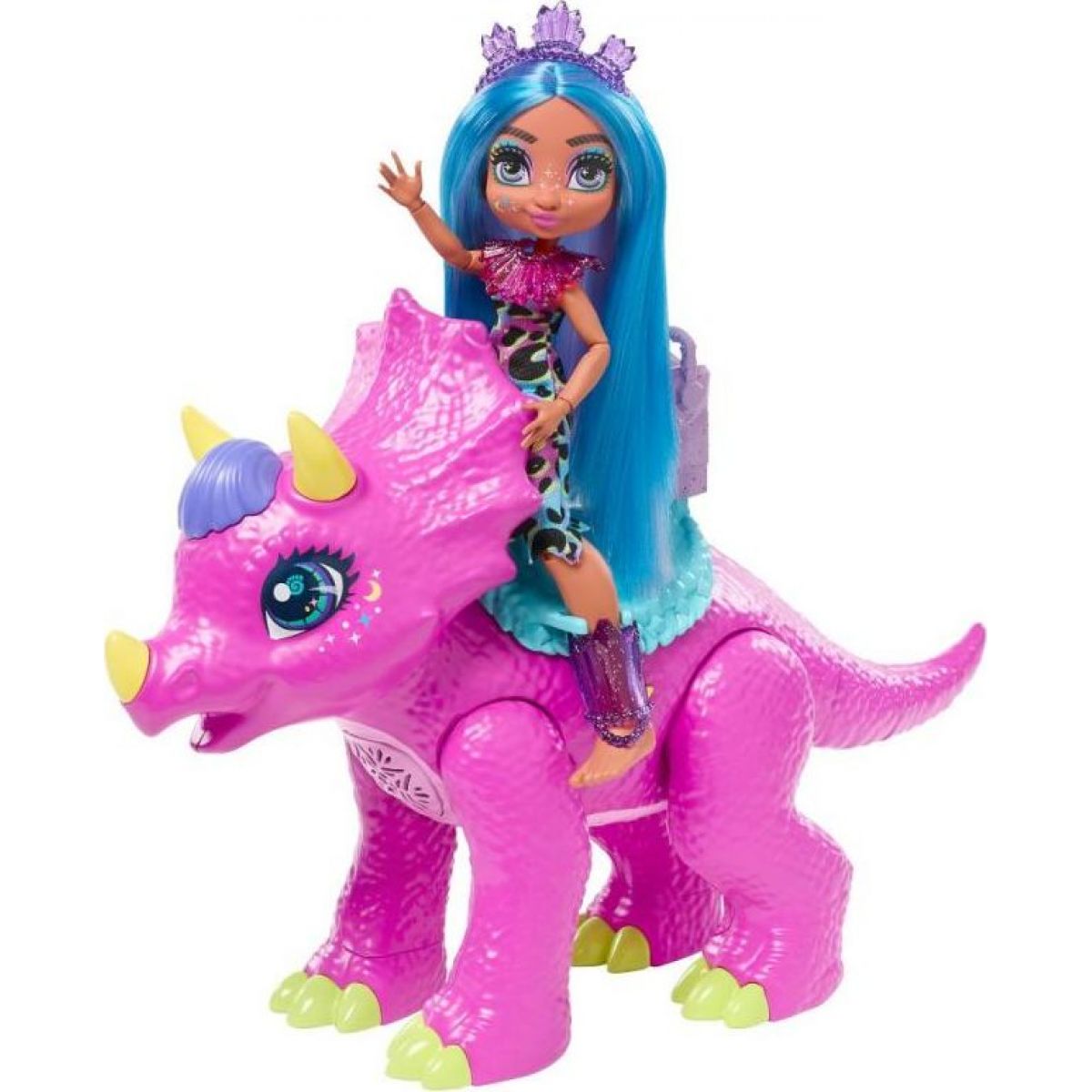 Mattel Cave Club panenka party teila s dino zvířátkem