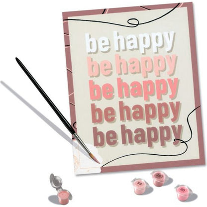 CreArt 235445 Buď šťastný: Be happy