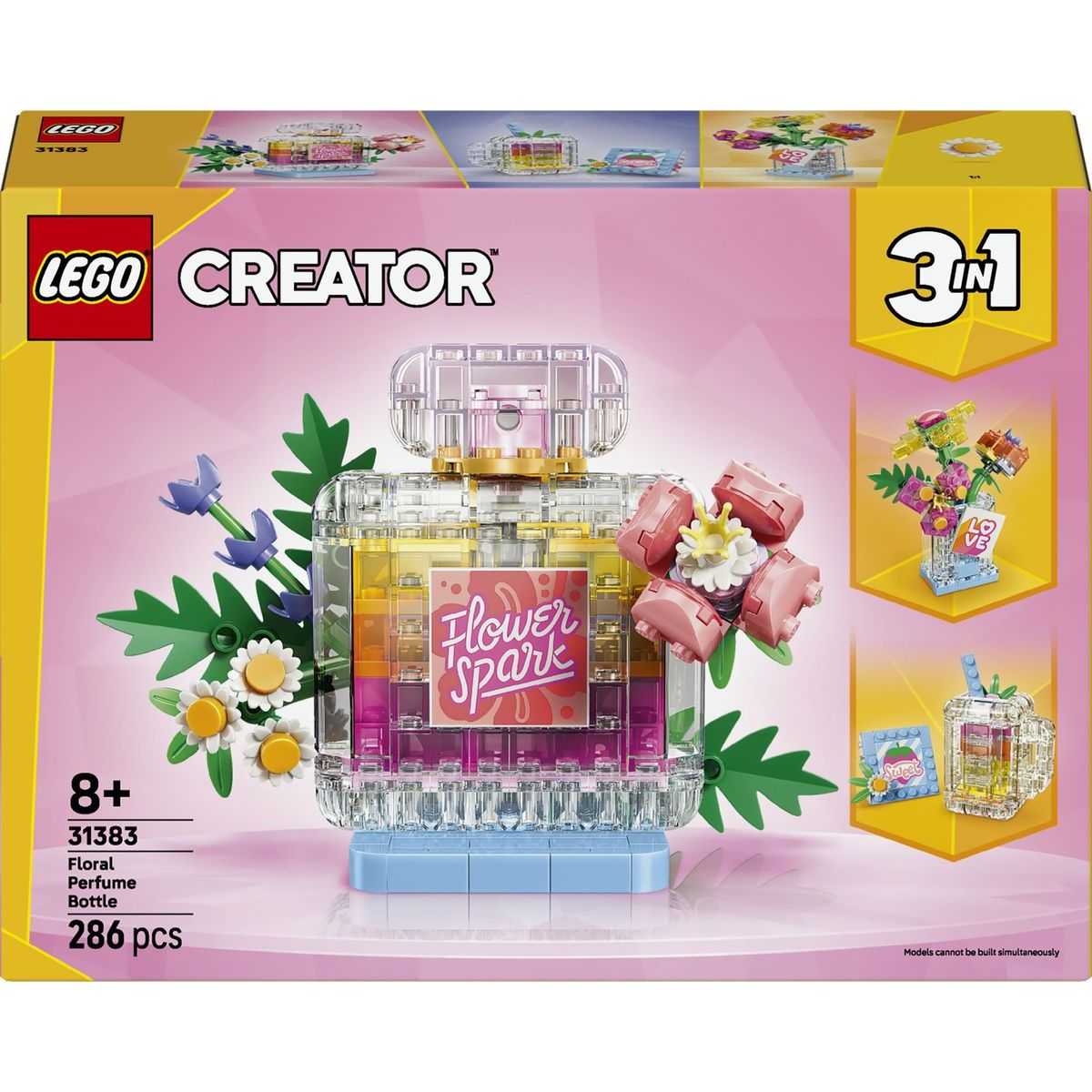 LEGO® Creator 3 v 1 31383 Parfém s ozdobnými květinami