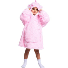 Cozy Noxxiez CH305 Jednorožec -hřejivá televizní mikinová deka s kapucí pro děti 3 - 6 let