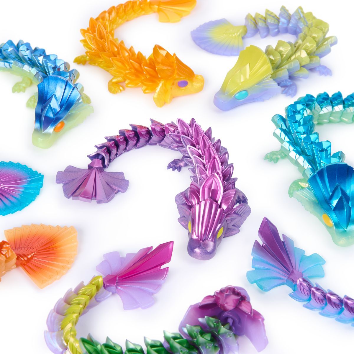 Spin Master CrystaLynx Ohební draci 22 cm