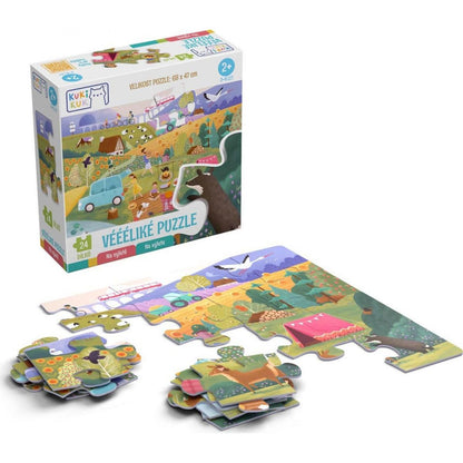 KukiKuk - Véééliké puzzle Na výletě