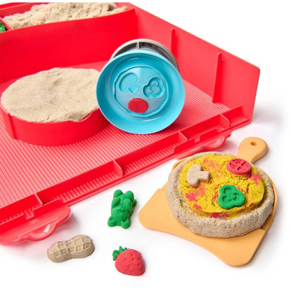 Kinetic Sand výroba pizzy