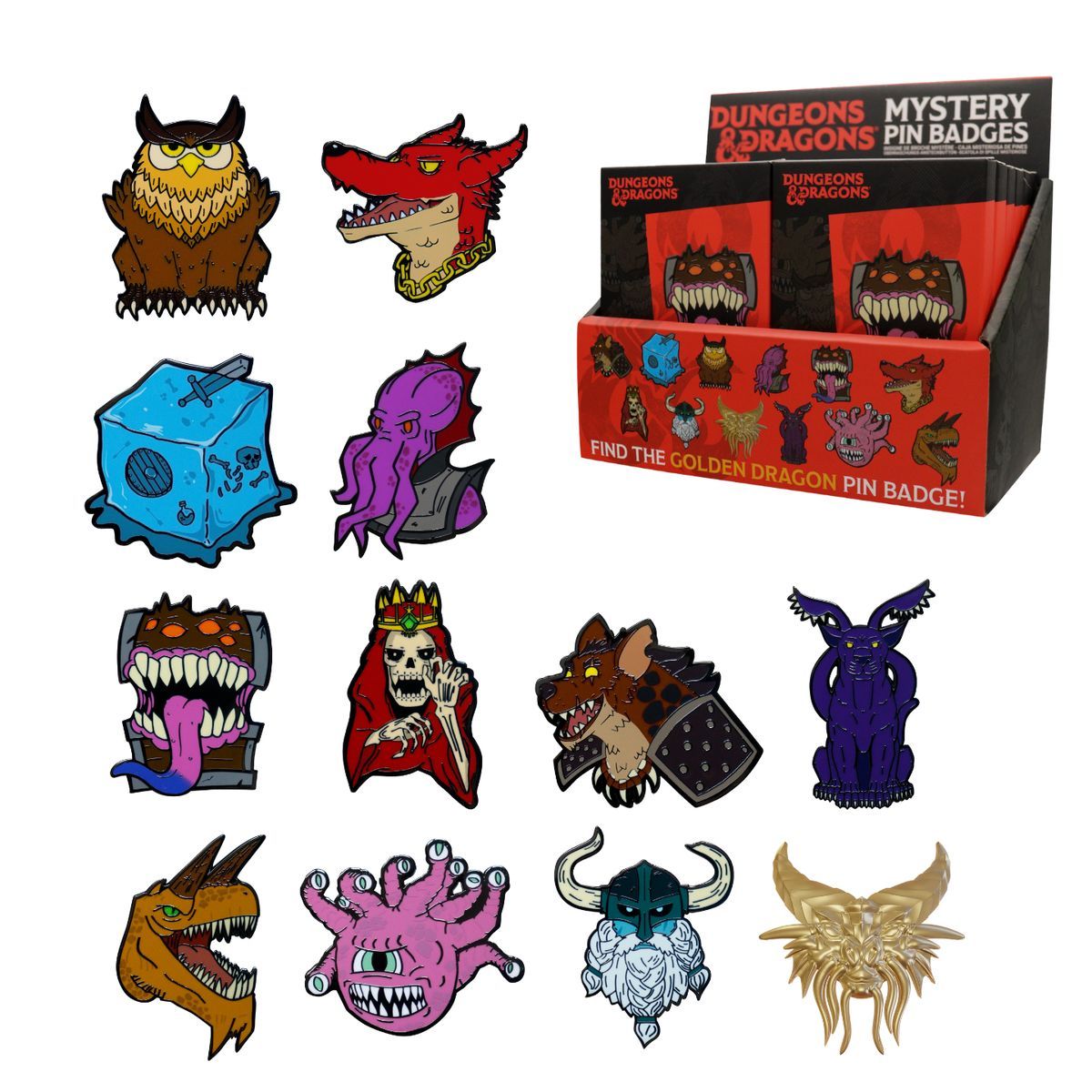 Fanatik Dungeons & Dragons Pin Mystery 50. výročí