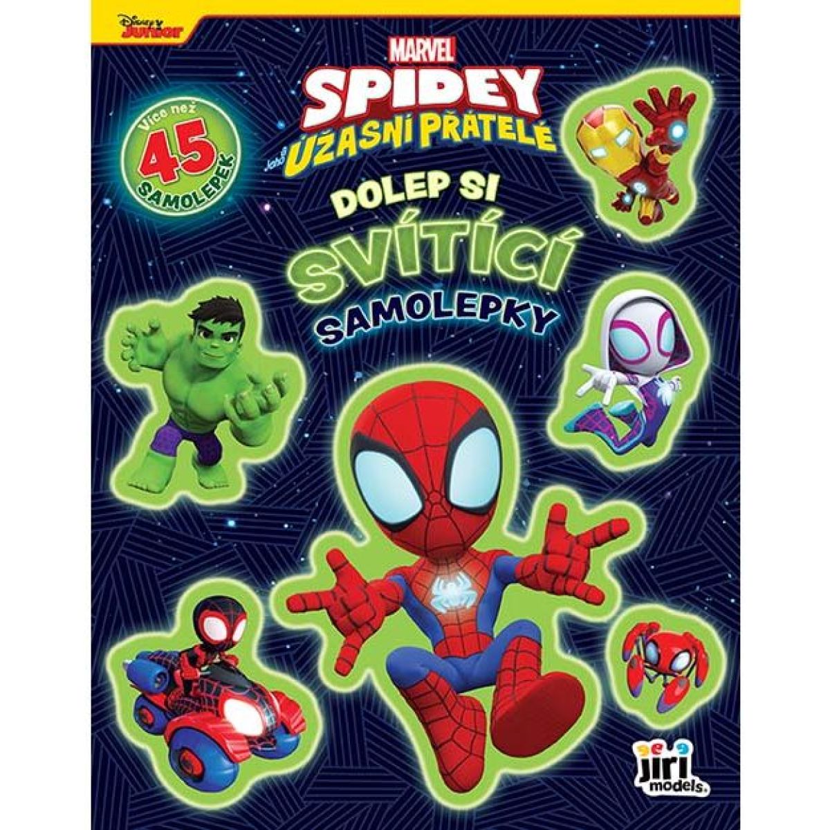 Jiří Models Dolep si svítící samolepky Spidey