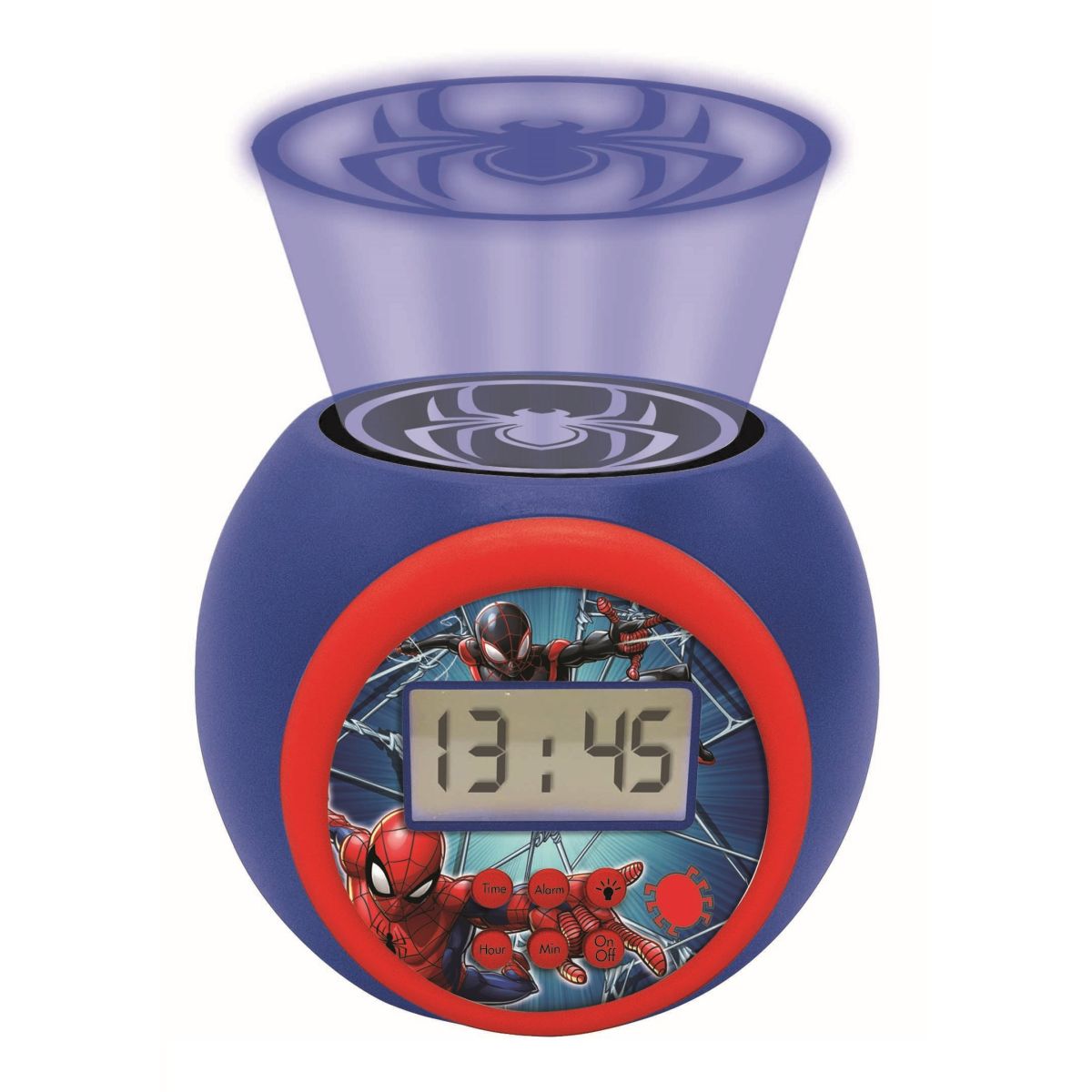 Lexibook Budík Spiderman se stropním projektorem