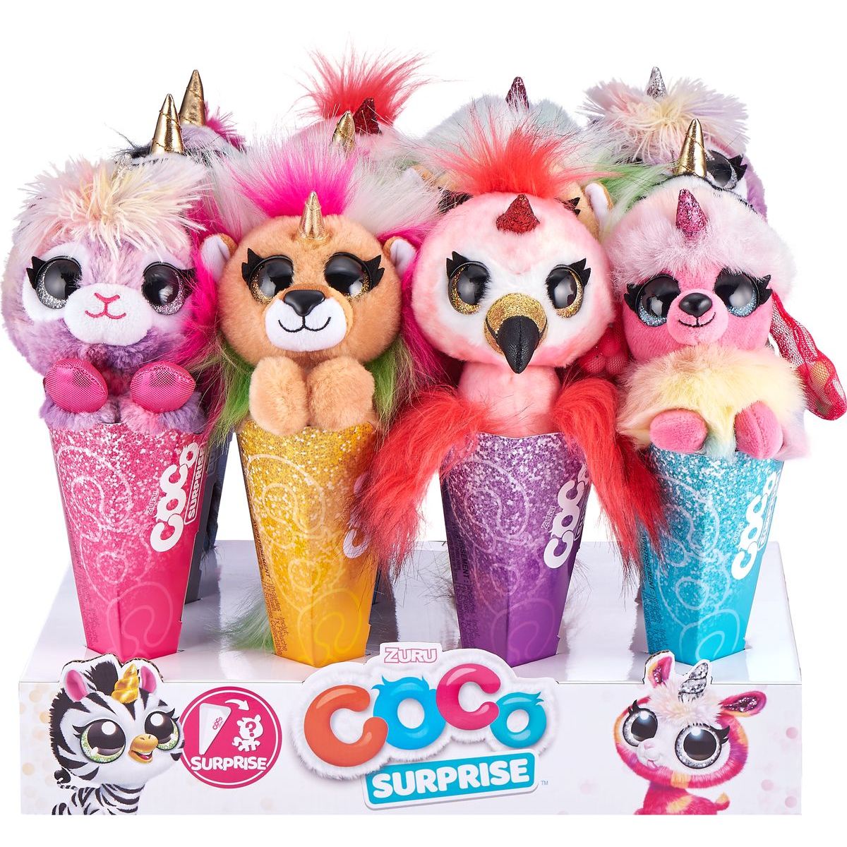 COCO Fantasy plyšové zvířátko s překvapením pudl 24 cm