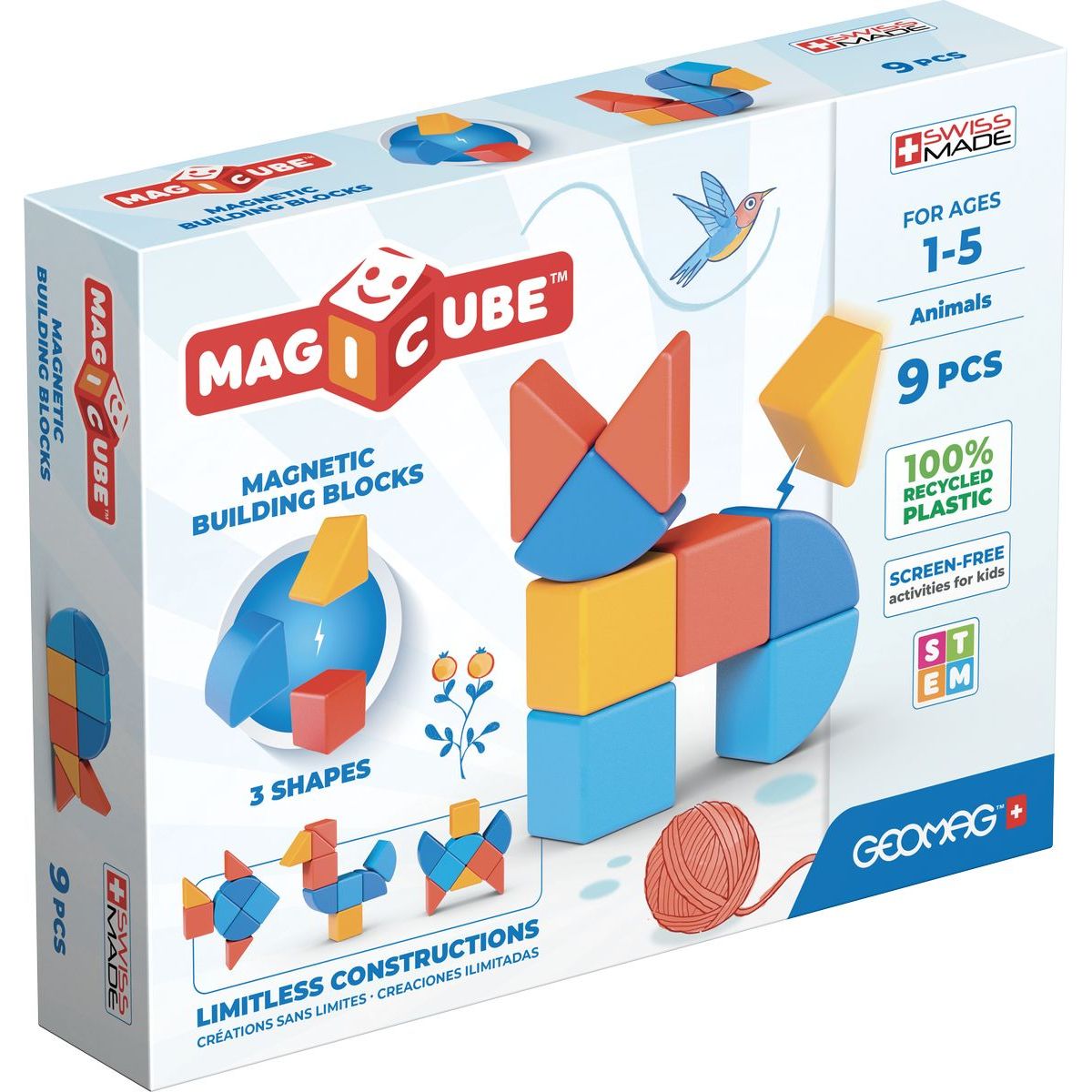 Geomag 208 Magicube Shapes 9 dílků