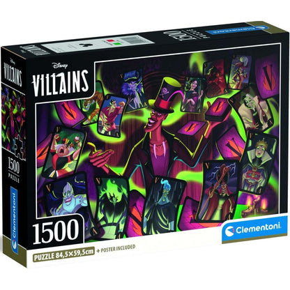 Clementoni puzzle 1500 Disney Záporáci