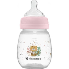 KikkaBoo Kojenecká láhev 180 ml 3m+ Savanna Pink