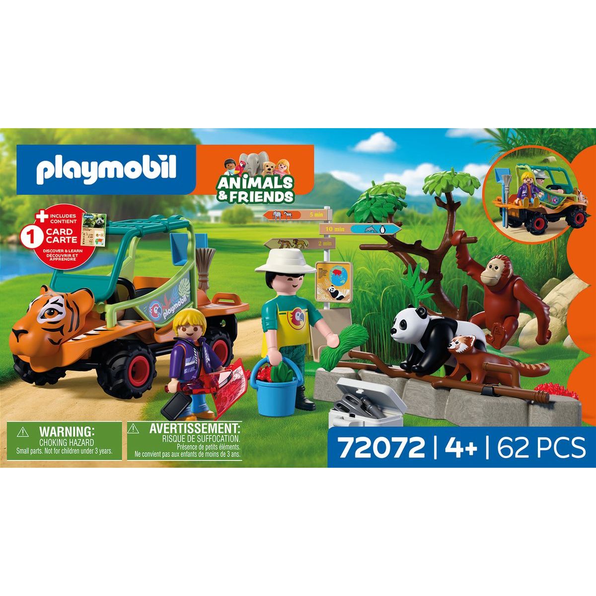 PLAYMOBIL® 72072 Vozidlo ošetřovatele zvířat