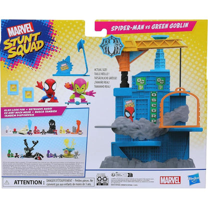 Hasbro Marvel Stunt Squad Smashin Heroes Spider-Man vs. Green Goblin