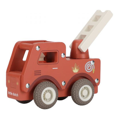 Little Dutch Hasičské auto dřevěné