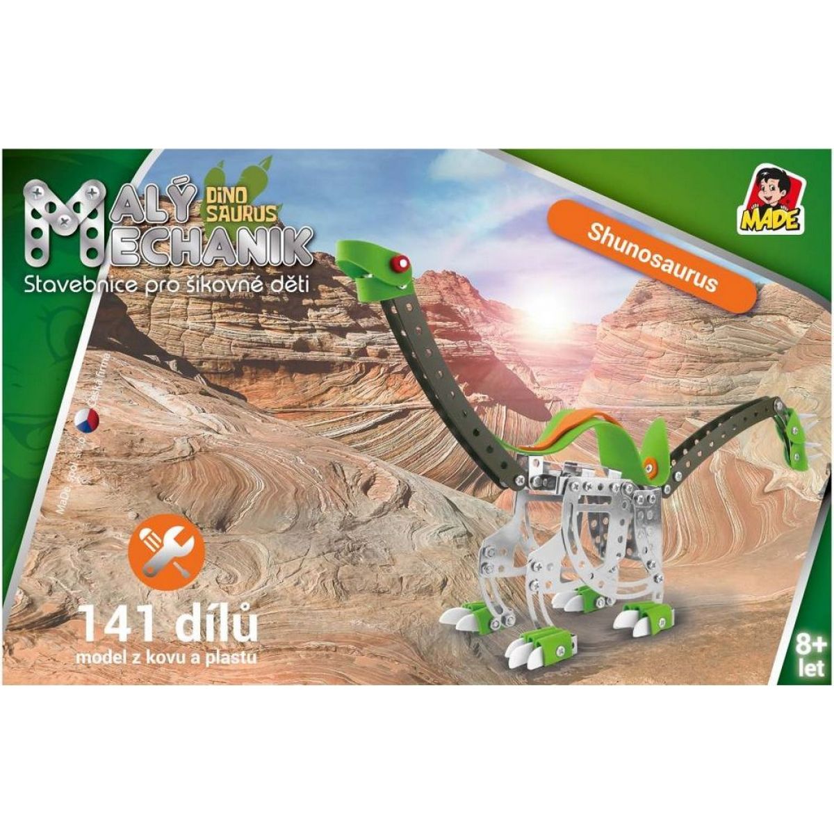 Malý mechanik 141 dílků Shunosaurus