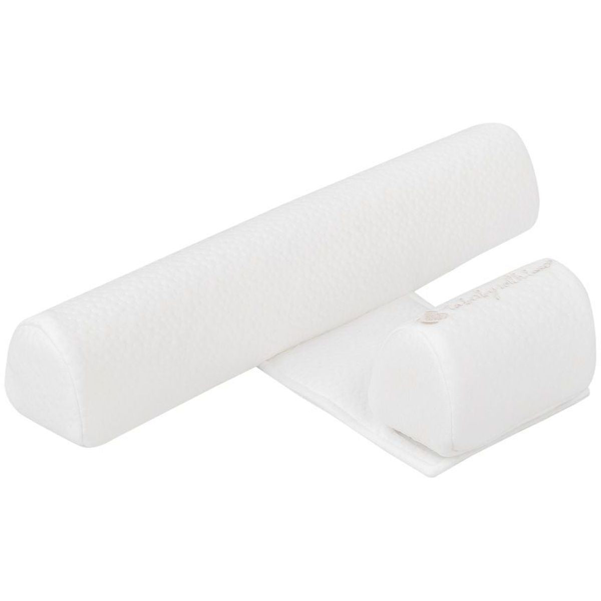 KikkaBoo Polohovací podložka pro novorozence z paměťové pěny Airknit White