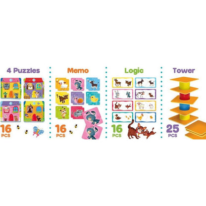 Liscianigiochi Carotina baby - Hry 4 v 1