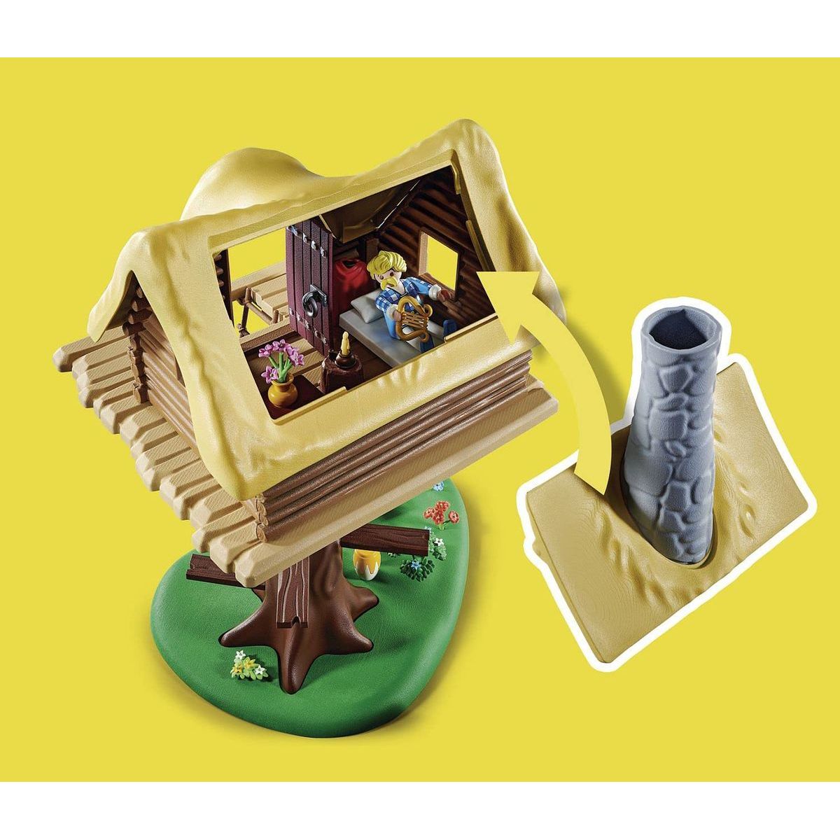 PLAYMOBIL® 71016 Asterix Trubadix a dům na stromě