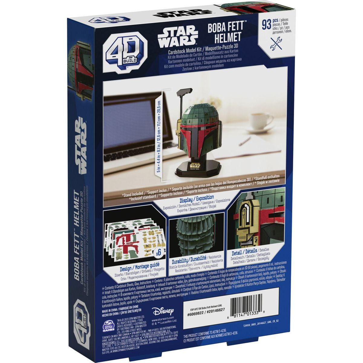 4D puzzle Star Wars helma Boba Fett