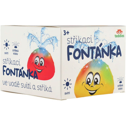 Hračka do vody Fontánka 10 cm červená