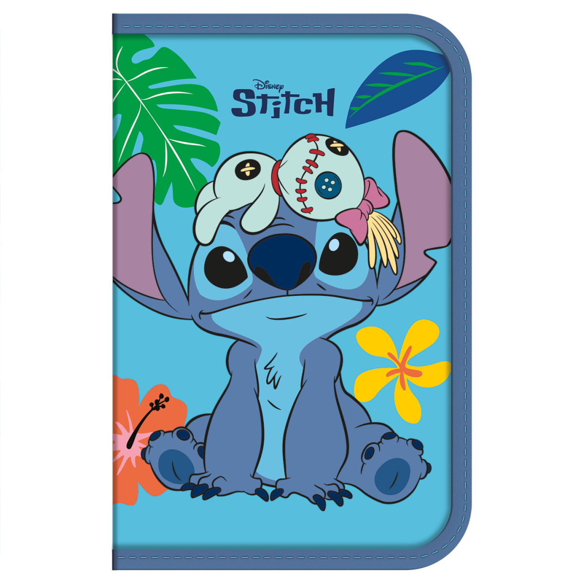 Pyramid International Lilo a Stitch penál naplněný modrý