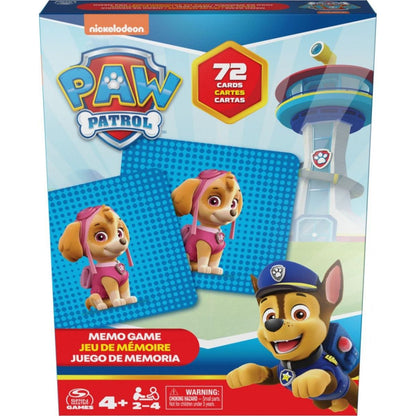 Spin Master games Tlapková Patrola Pexeso 72 Karet