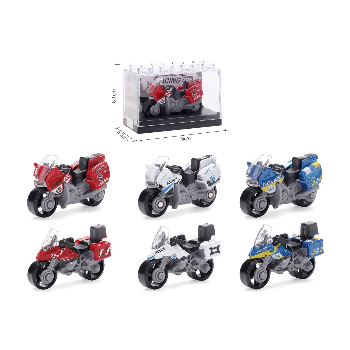 Sparkys Kovový model motorky 1:64