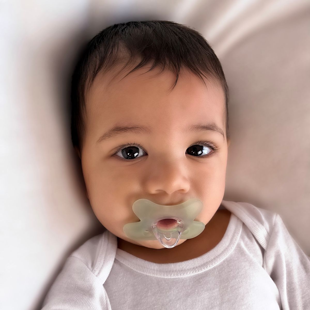 Canpol babies Dudlík  silikonový symetrický 6-12m 1 ks zelený