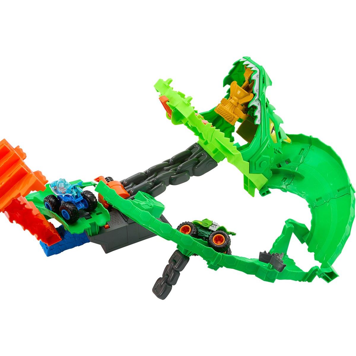 Hot Wheels Monster Trucks dráha dračí zkáza