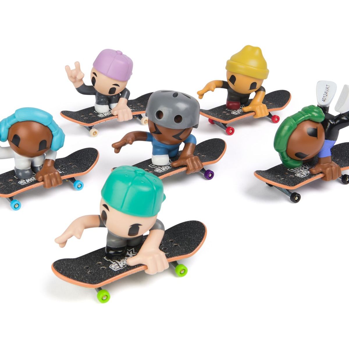 Tech Deck SK8 Crew fingerboard s figurkou šedá helma