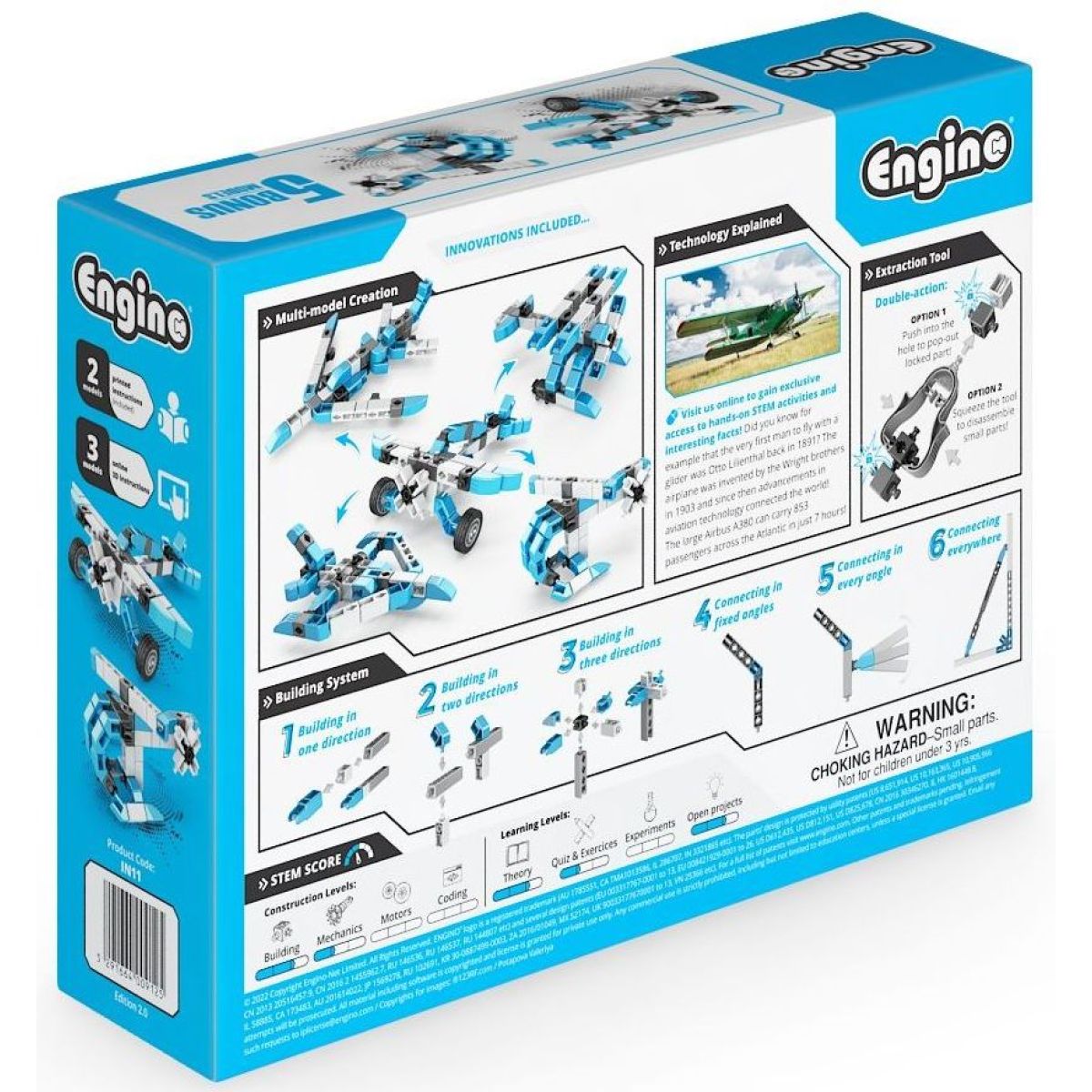 Engino Inventor Letadlo 5 modelů