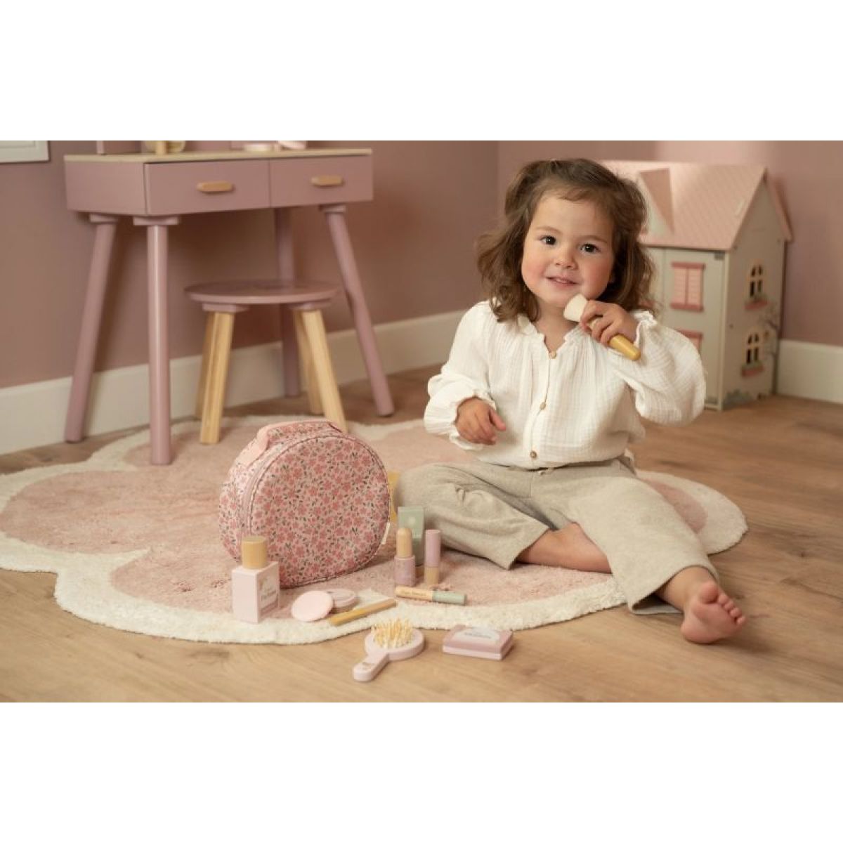 Little Dutch Kosmetická taštička s příslušenstvím Pink