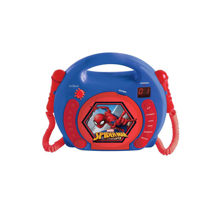 Lexibook CD přehrávač Spiderman se 2 mikrofony