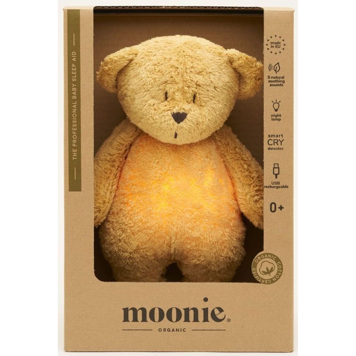 Moonie Usínáček Medvěd 2.0 Organic Honey