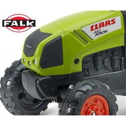 Falk Traktor Claas Arion 410 s valníkem zelený