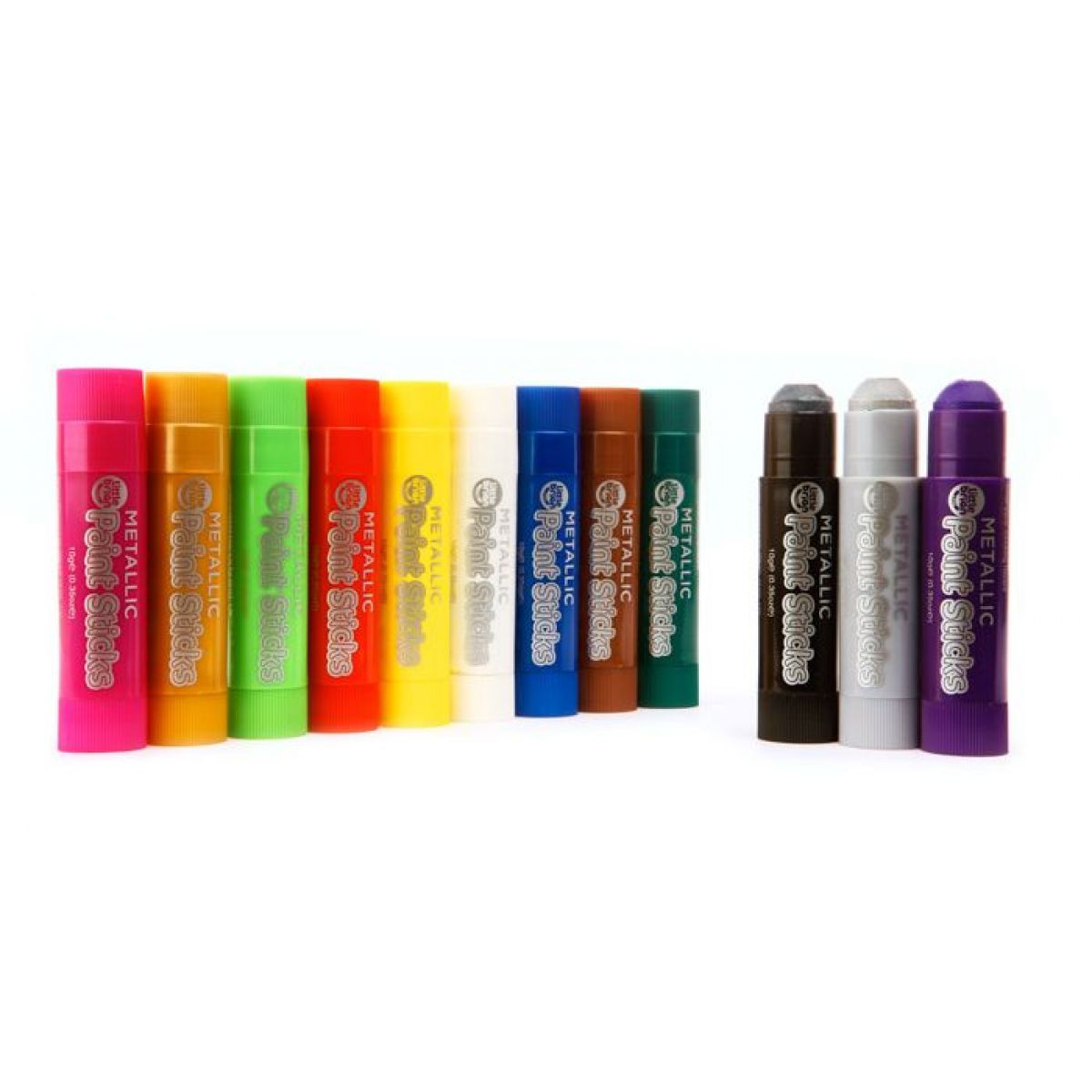 Little Brian Paint Sticks metalické barvy 12-pack